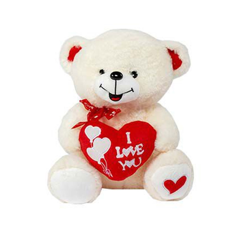 Distribuidor mayorista de Peluche Oso Te quiero c/corazón 30cm - beige