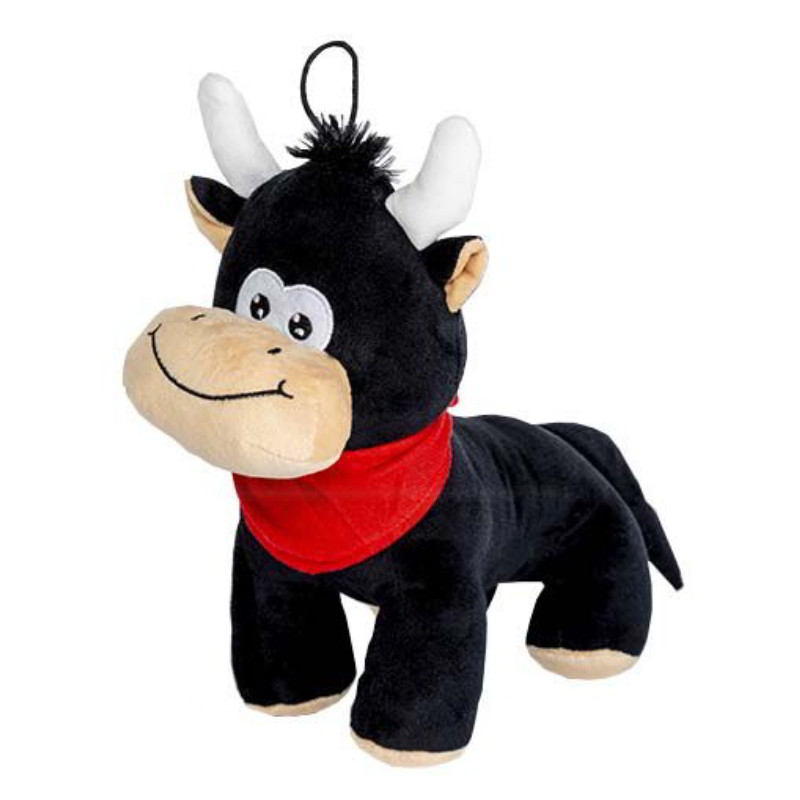 Peluche Toro Guapo con pañuelo 27cm