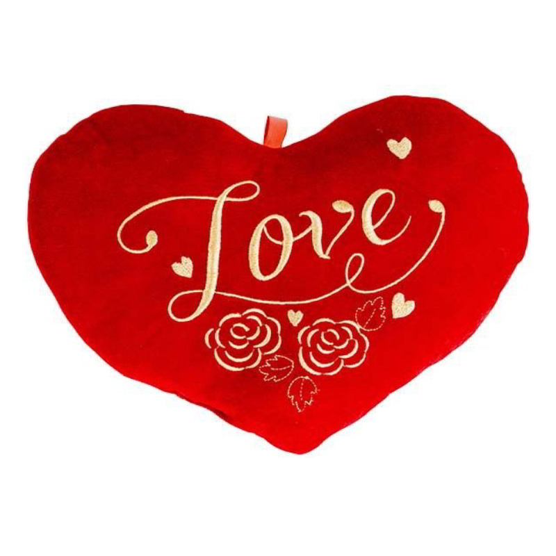 Peluche corazón Love dorado 37cm San Valentin