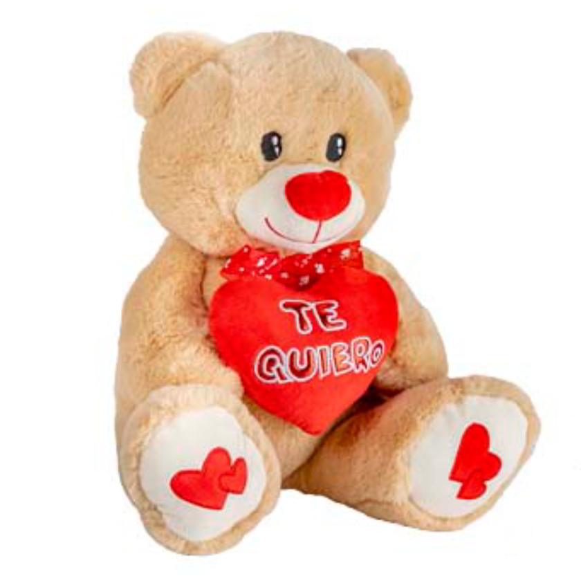 Peluche Oso Corazón Te Quiero 30cm San Valentin - marrón