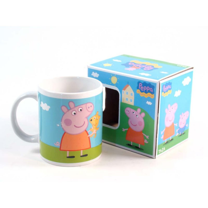 儿童陶瓷水杯 320ml：粉红猪小妹（Peppa Pig）