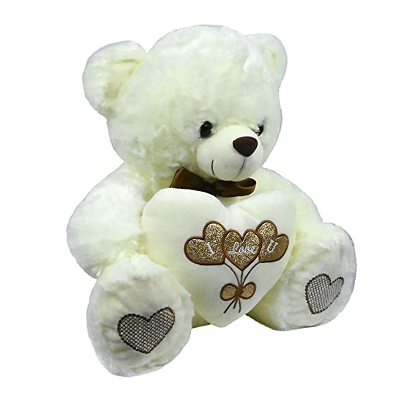 Distribuidor mayorista de Peluche Oso c/corazón y lazo I love you 42cm - marrón