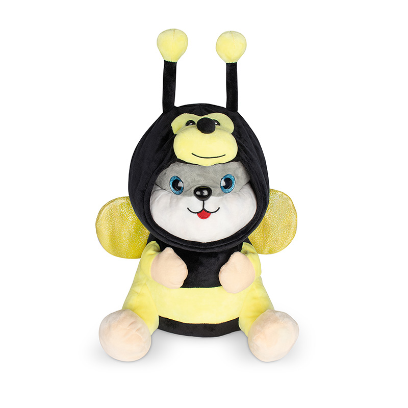 Peluche c/traje abeja 45cm