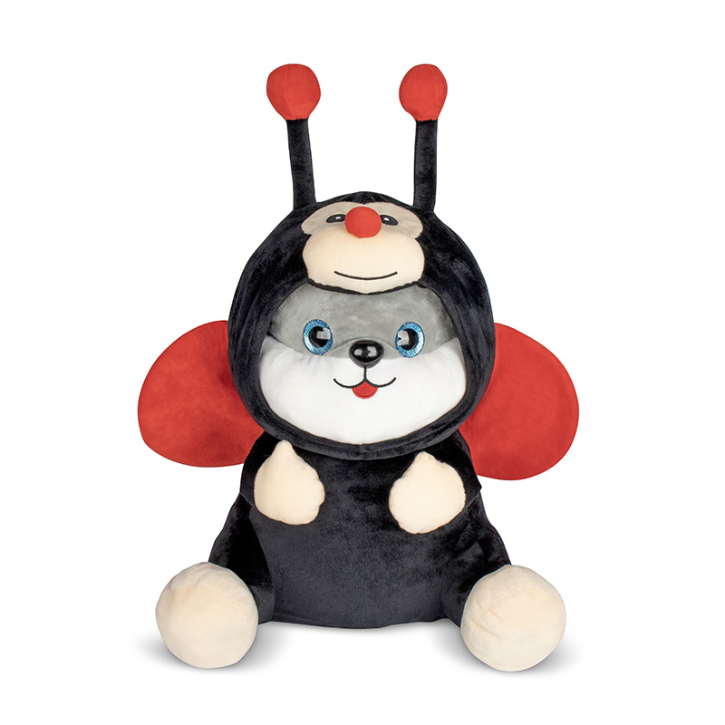 Peluche c/traje mariquita 45cm