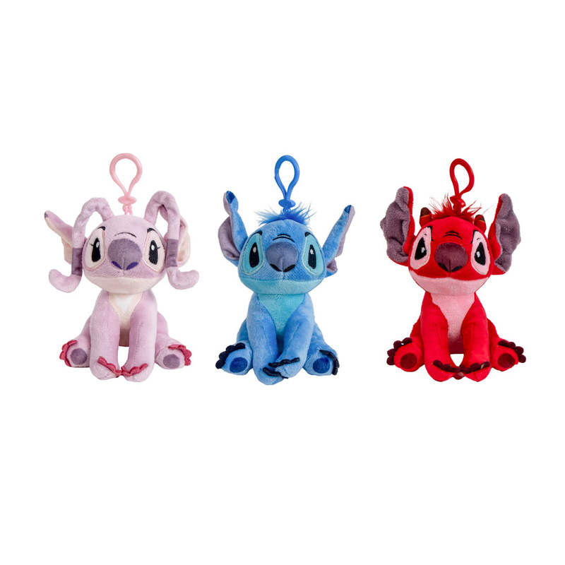 Peluches llavero Stitch Angel Leroy Lilo & Stitch 12cm