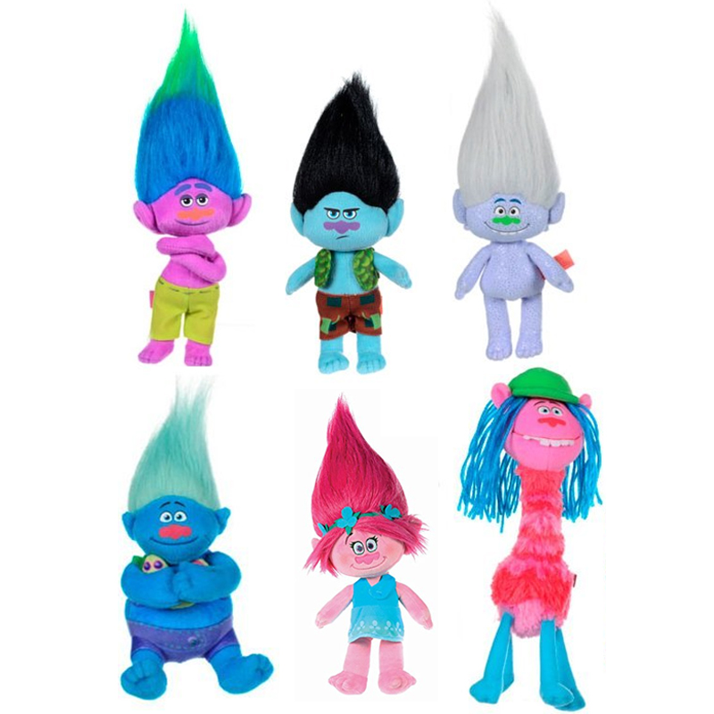 Distribuidor mayorista de Peluches Trolls soft 25cm 10"