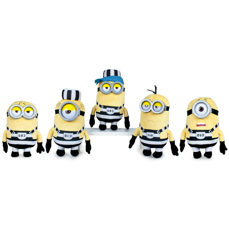 Distribuidor mayorista de Peluches Minions soft DM3 5 modelos surtidos 25cm 11"