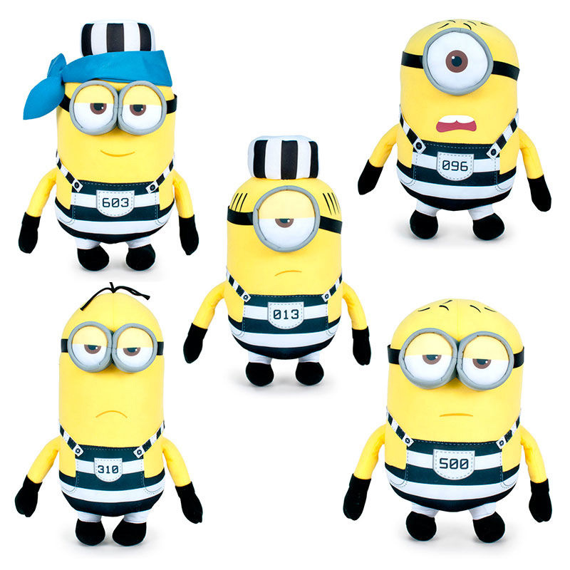 Distribuidor mayorista de Peluches Minions DM3 5 modelos surtidos 35cm 14"