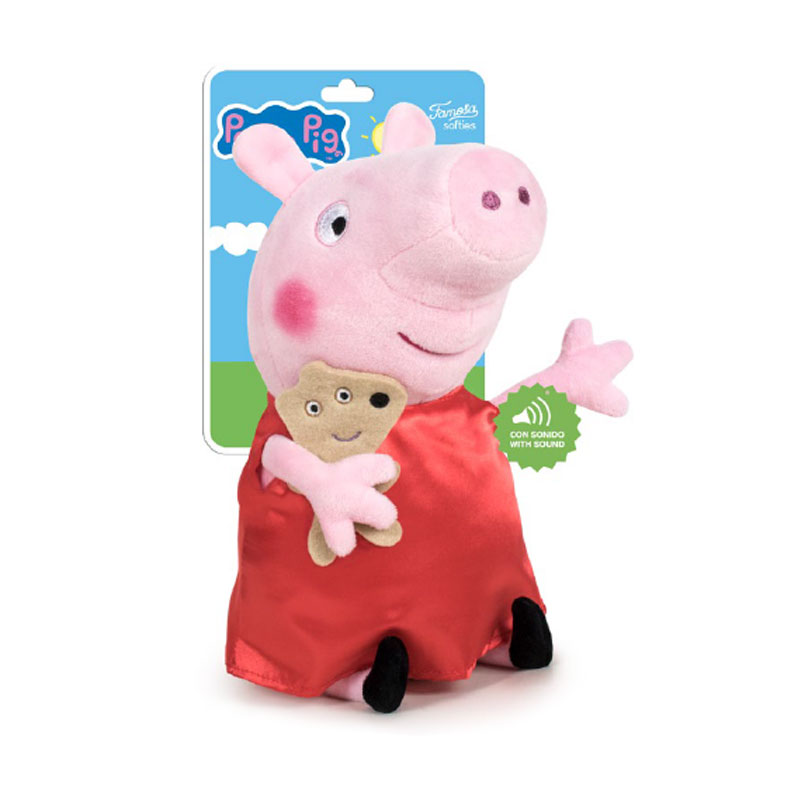 Distribuidor mayorista de Peluche Peppa Pig c/sonido 27cm