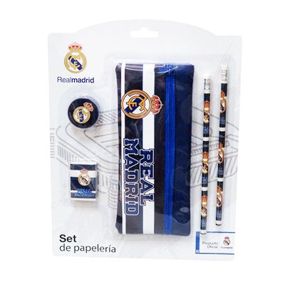 Distribuidor mayorista de Set de papelería 5 piezas FC Real Madrid azul