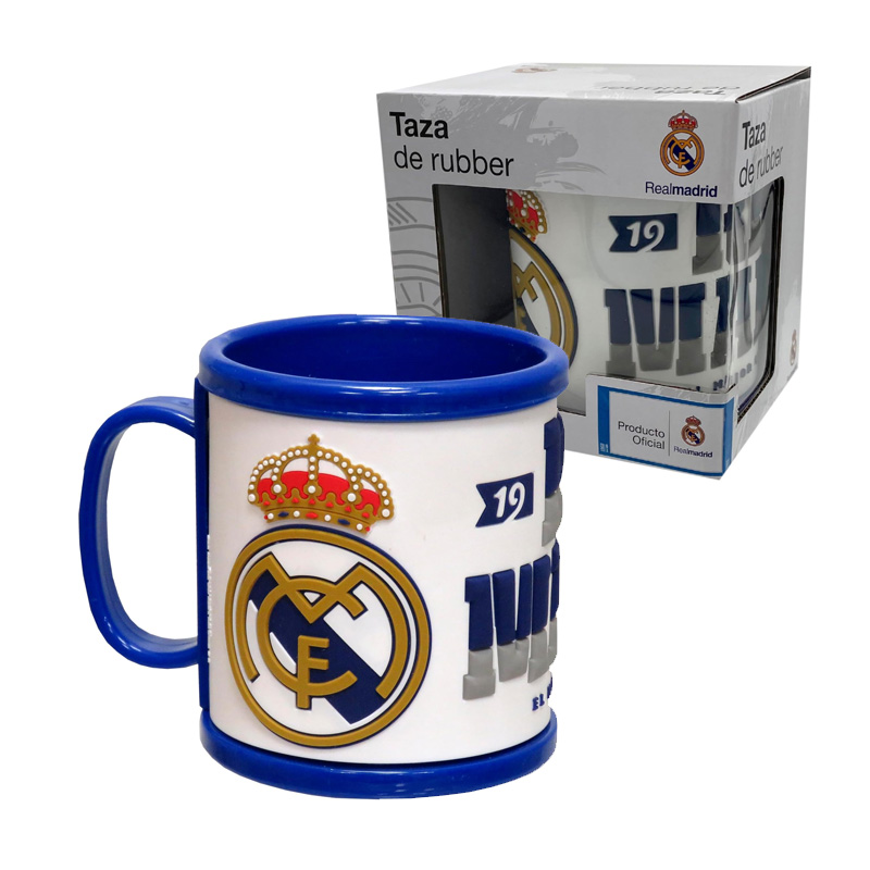 Taza de rubber 300ml Real Madrid