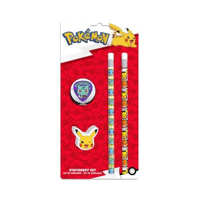 Set de papelería 4 piezas Pokémon