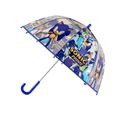 Paraguas manual transparente Sonic Prime 67cm