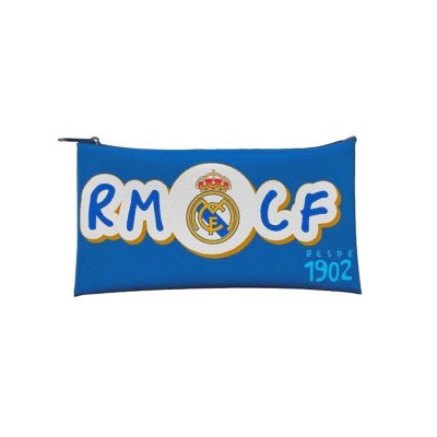 Estuche portatodo simple plano Real Madrid RMCF