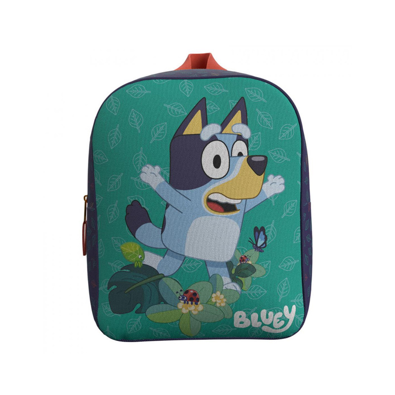 Mochila simple Bluey 30cm - verde