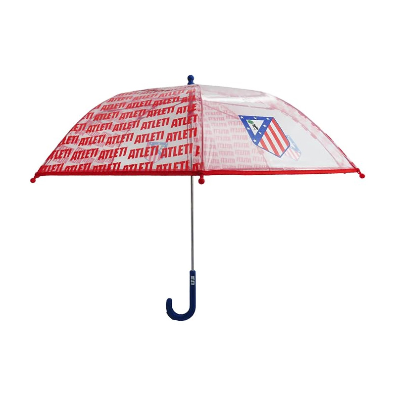 Paraguas transparente manual Atlético de Madrid 66cm