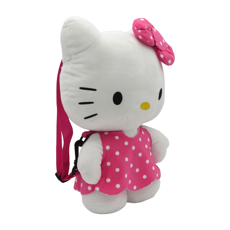 Peluche mochila Hello Kitty 32cm - rosa