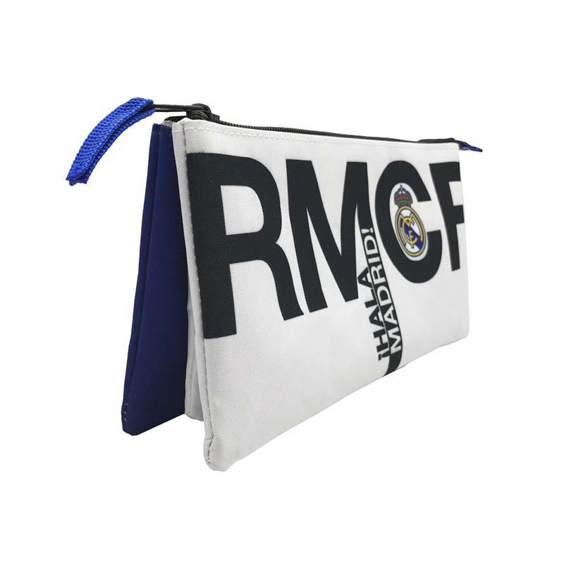 Estuche triple Hala Madrid Real Madrid 23cm