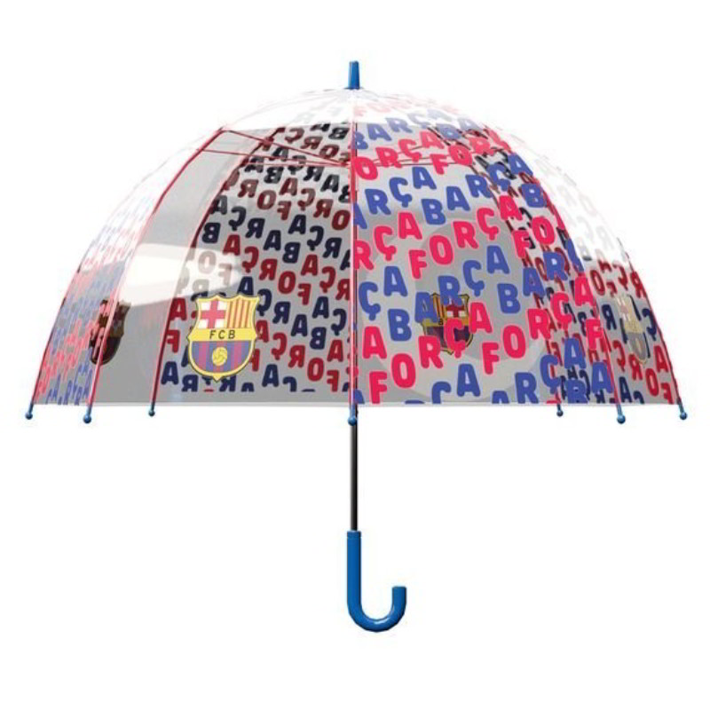 Paraguas manual infantil FC Barcelona burbuja 48cm