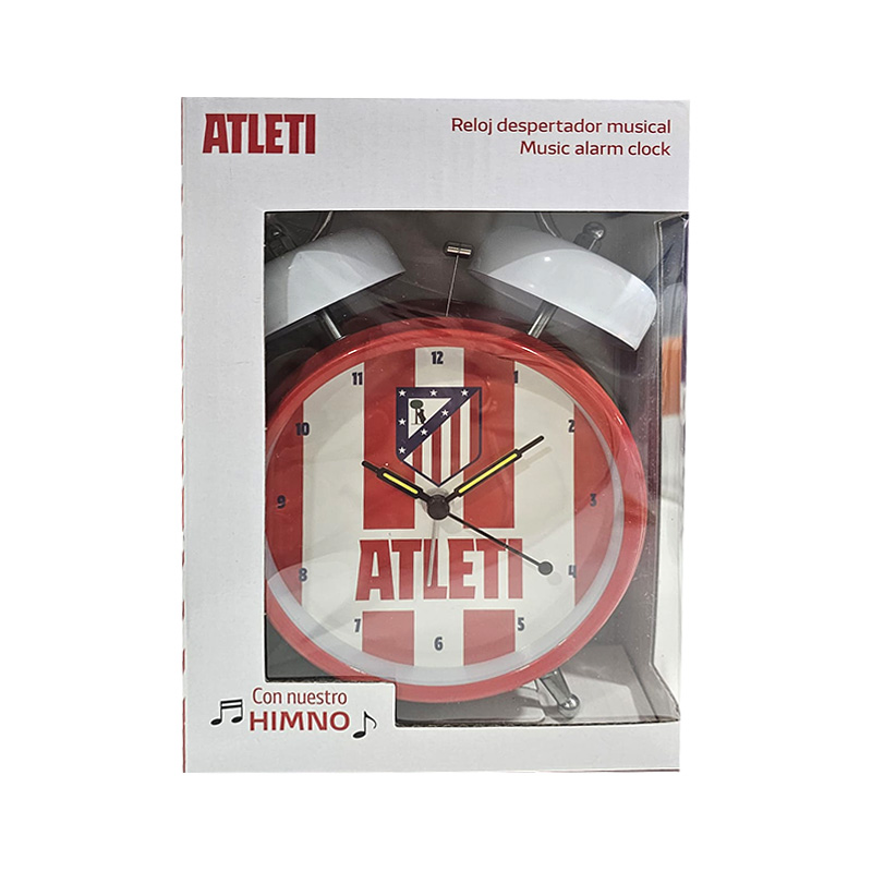 Reloj despertador c/himno Atlético de Madrid