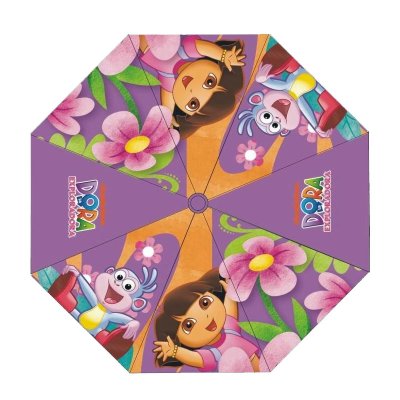 儿童自动雨伞：爱探险的朵拉（Dora）48cm 19" 款式1 批发