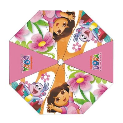 儿童自动雨伞：爱探险的朵拉（Dora）48cm 19" 款式2 批发