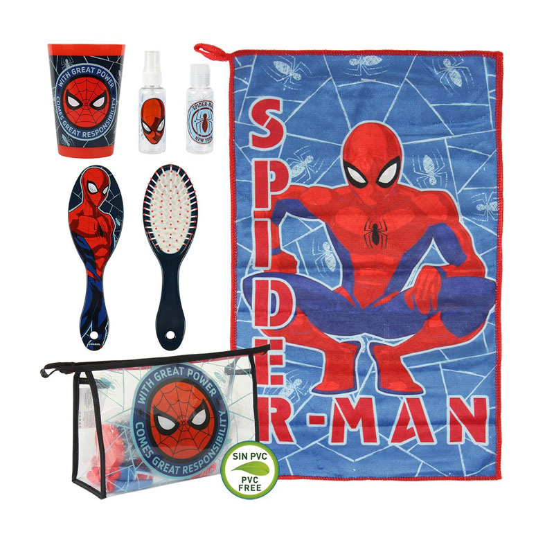 Set de viaje 6 piezas Spiderman Marvel 批发