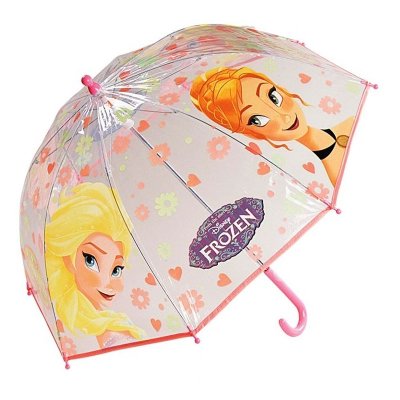 儿童手动透明雨伞：冰雪奇缘（Frozen）45cm 18" 批发