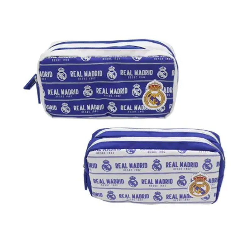 Distribuidor mayorista de Estuche portatodo doble Real Madrid