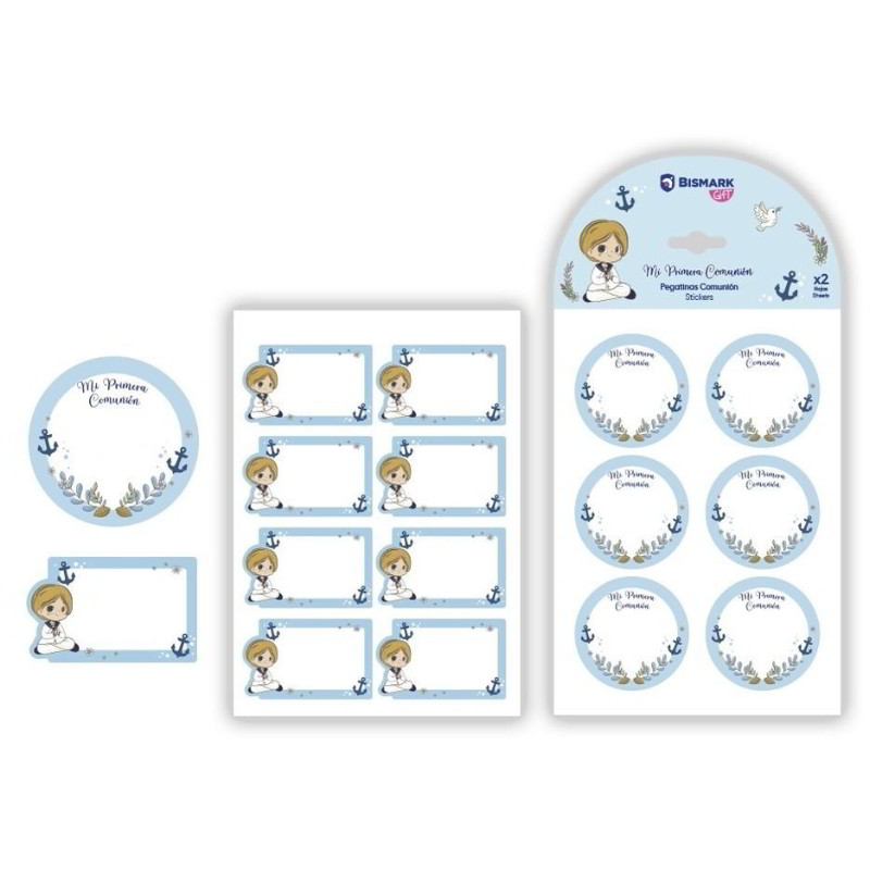 Pegatinas Mi Primera Comunión - niño