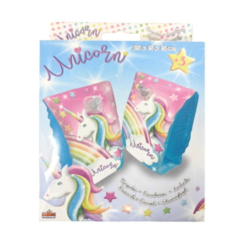 Distribuidor mayorista de Manguitos hinchables Unicornio Arcoiris Estrellas