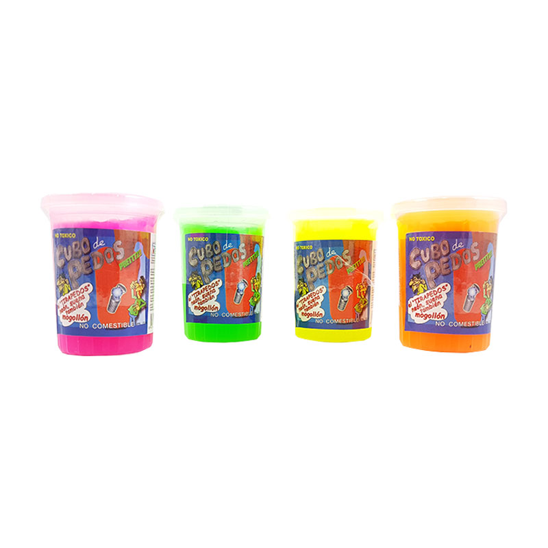 Distribuidor mayorista de Caja Cubo de Pedos Prettz neón 75g surtido 4 colores
