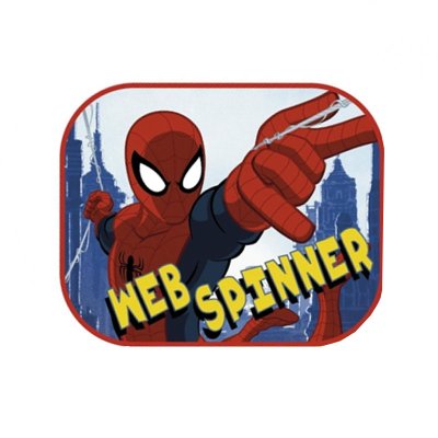 2 parasoles laterales Ultimate Spiderman con lámina colorear