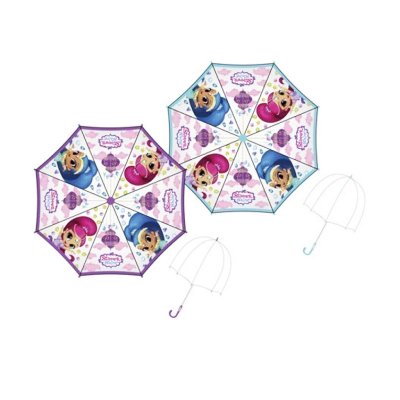 Paraguas manual transparente Shimmer & Shine 46cm 批发