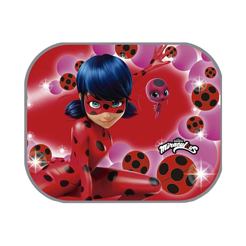 Distribuidor mayorista de 2 parasoles laterales Ladybug con lámina colorear