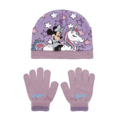 Set gorro guantes Minnie Mouse Disney 48/51cm
