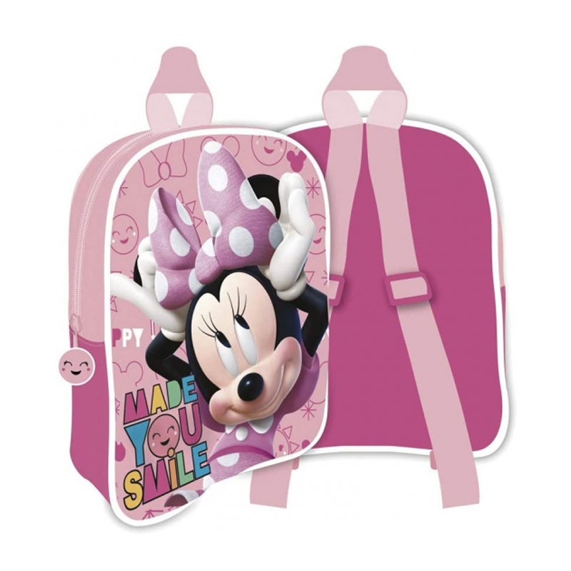 Distribuidor mayorista de Mochila Smile Minnie Mouse 28cm