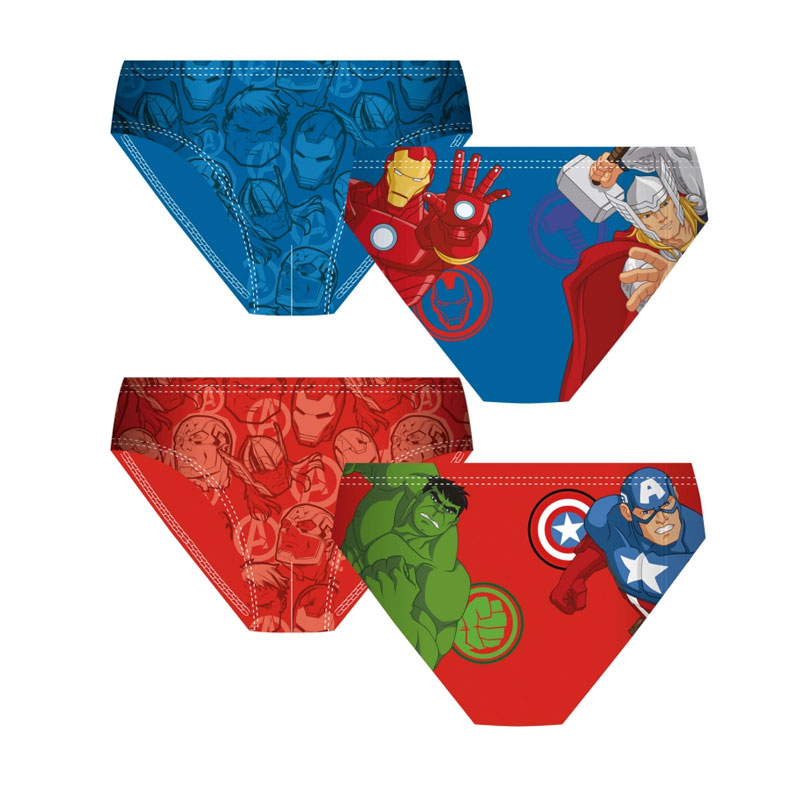 Distribuidor mayorista de Bañador slip Los Vengadores Marvel 2 modelos 3 tallas