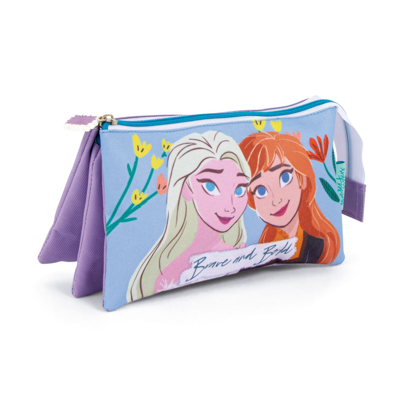 Estuche triple Frozen 21x11cm