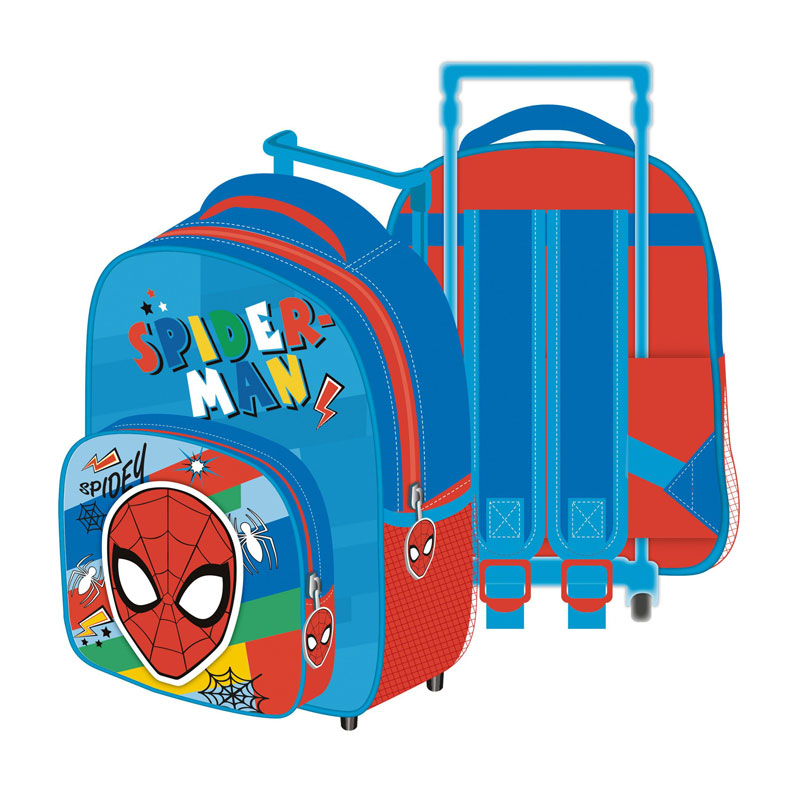 Wholesaler of Mochila Trolley infantil Spiderman 36x24cm