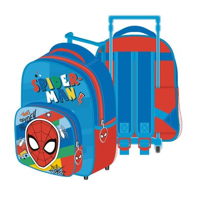 Mochila Trolley infantil Spiderman 36x24cm