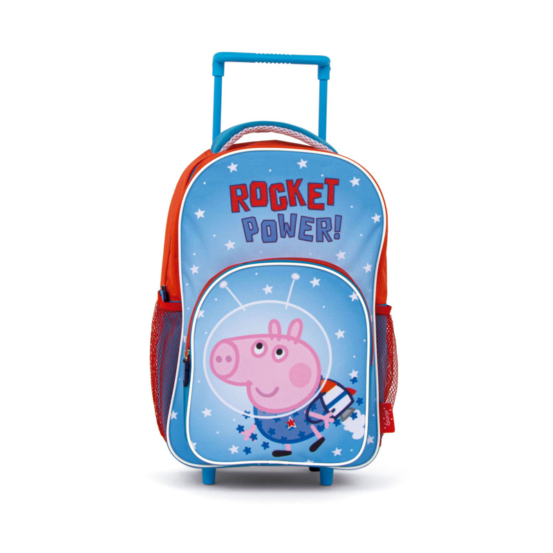 Mochila Trolley infantil George Pig 36x24cm