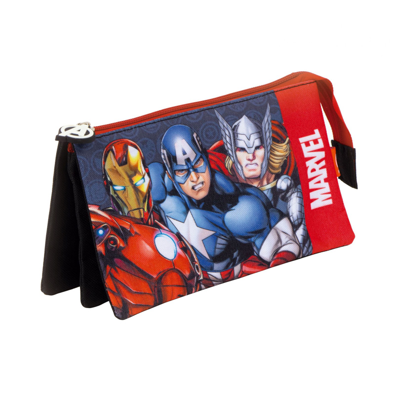 Estuche triple Los Vengadores Marvel 21x11cm