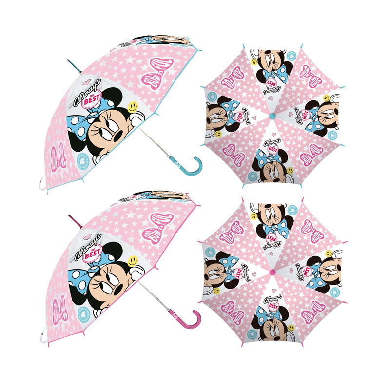 Paraguas semitransparente manual Minnie 63cm 批发