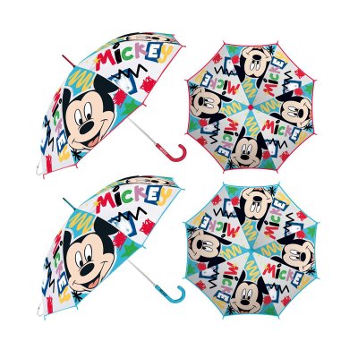 Paraguas semitransparente manual Mickey 63cm