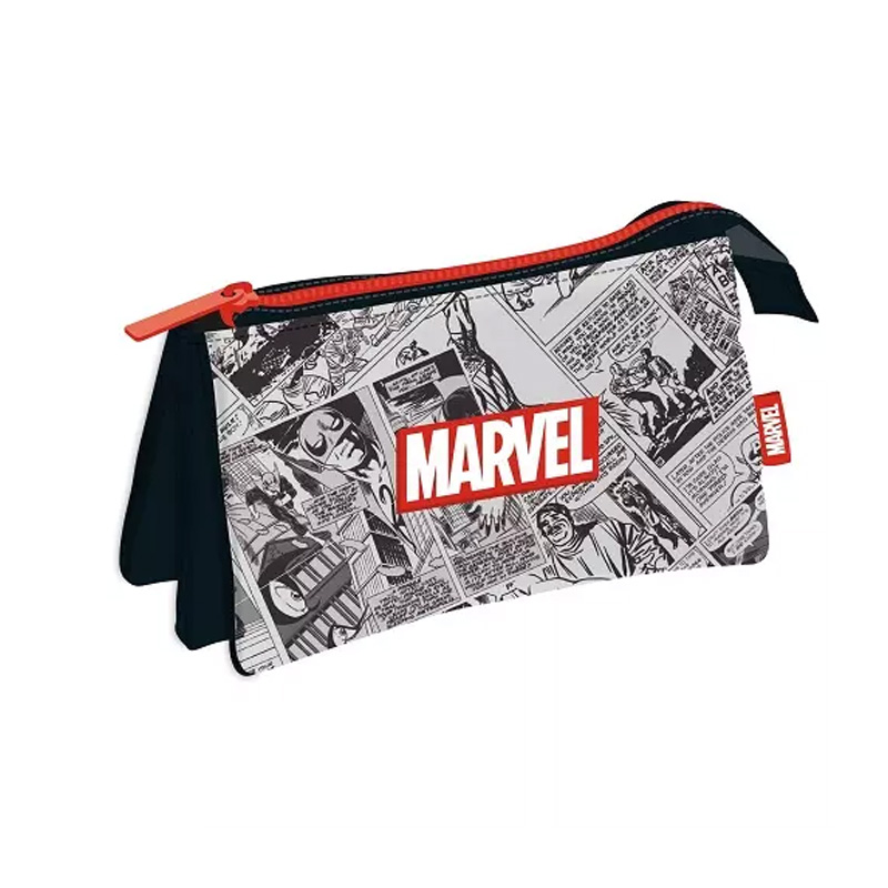 Estuche triple Marvel 21x11cm