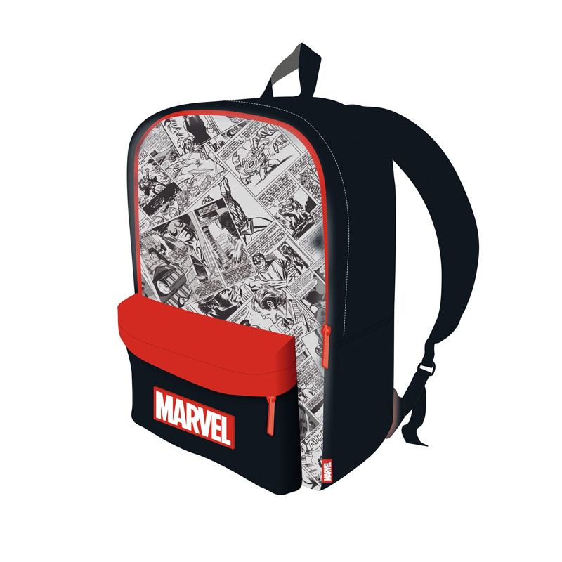 Mochila grande Marvel 42cm - negro