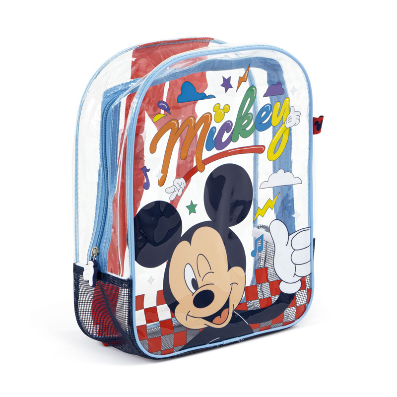 Mochila de playa transparente Mickey Mouse 31cm