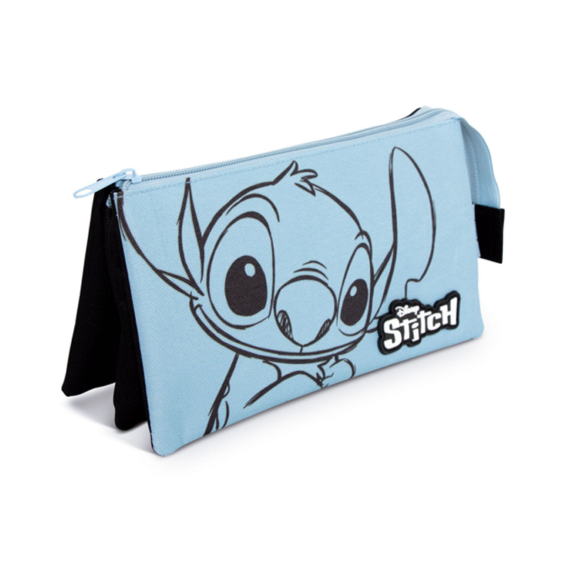 Estuche triple Stitch Disney 21x11cm