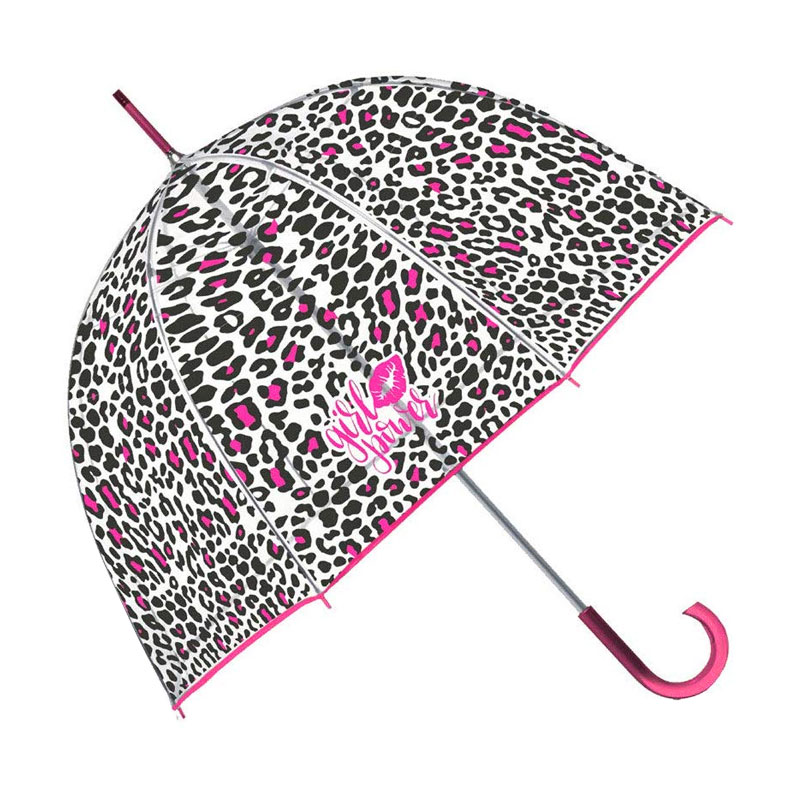 Distribuidor mayorista de Paraguas transparente automático burbuja Girl Power 58cm